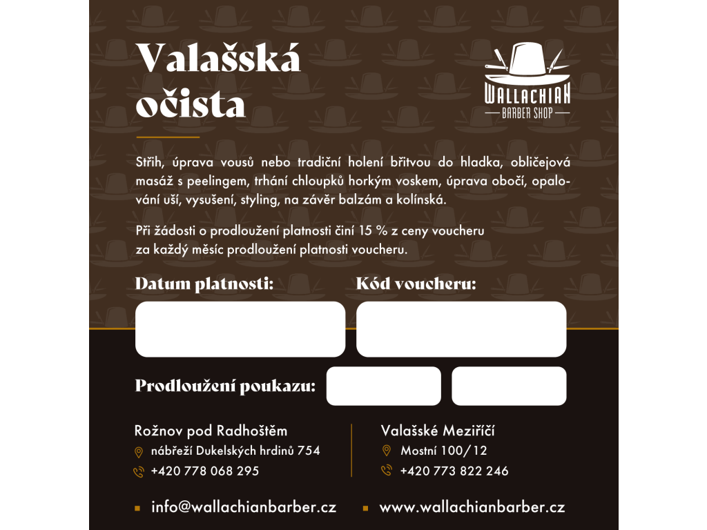 Valašská očista - voucher